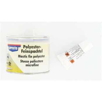 Mastic fin polyester 250 g pour 9