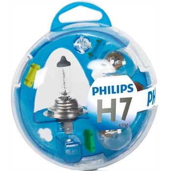 Coffret lampes PHILIPS ampoules H7 pour 17