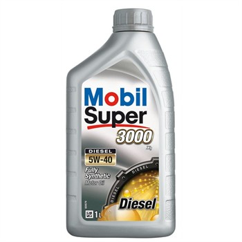 Huile MOBIL Super 3000 diesel 5W40 1 litre pour 12
