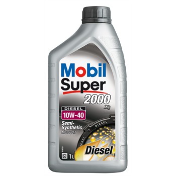 Huile MOBIL Super 2000 diesel 10W40 1 litre pour 10