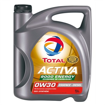 Huile TOTAL 9000 Energy 0W30 5 litres pour 63