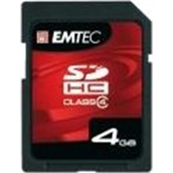 Carte SD SDHC EMTEC 4GO pour 6