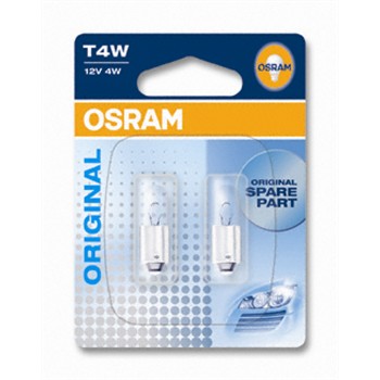 2 ampoules OSRAM T4W - 12V 4W pour 3