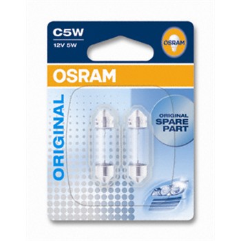 2 ampoules OSRAM C5W - 12V 5W pour 3