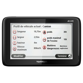 Navigation GPS TOMTOM PRO 5150 Truck LIVE pour 360