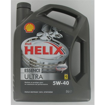 Huile SHELL Helix Ultra essence 5W40 5 litres pour 45