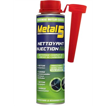 Nettoyant injection moteur essence METAL5 300 ml pour 20
