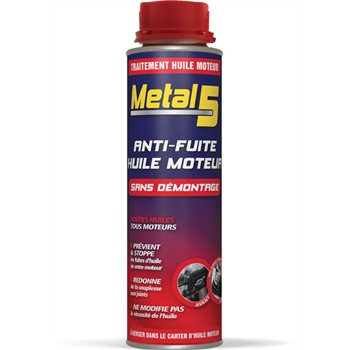 Anti-fuite huile moteur METAL5 300 ml pour 18