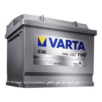 Batterie VARTA Silver Dynamic rfrence E38 74Ah-750A pour 166