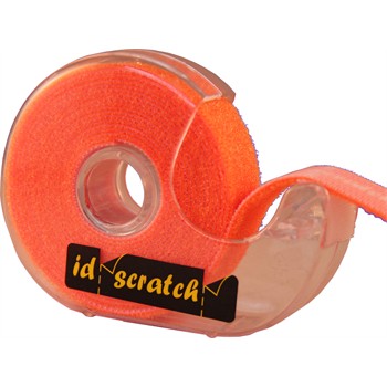 Bande auto-agrippante orange rutilisable ID-SCRATCH 2m pour 5