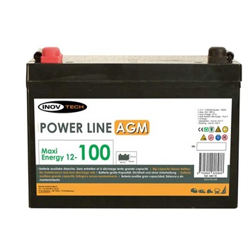 Batterie auxiliaire INOVTECH Power Line AGM 100A pour 190