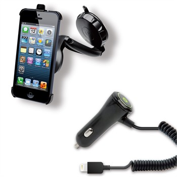 Support + Cble allume-cigare iPhone 5 pour 30
