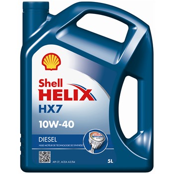 Huile SHELL Helix HX7 Diesel 10W40 5L pour 30