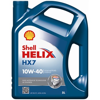 Huile SHELL Helix HX7 Essence 10W40 5L pour 30