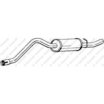 Silencieux arrire BOSAL rfrence 115-541 pour 47